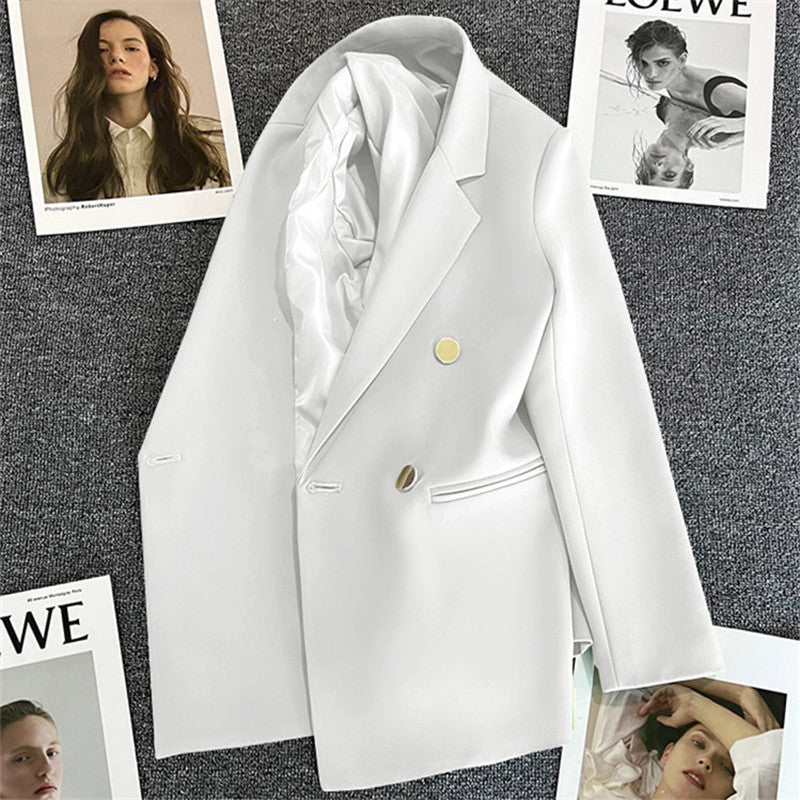 Orange Suit Jacket Women's 2025 Spring and Autumn New Korean High-end Temperament Popular Suit 22 Colors
