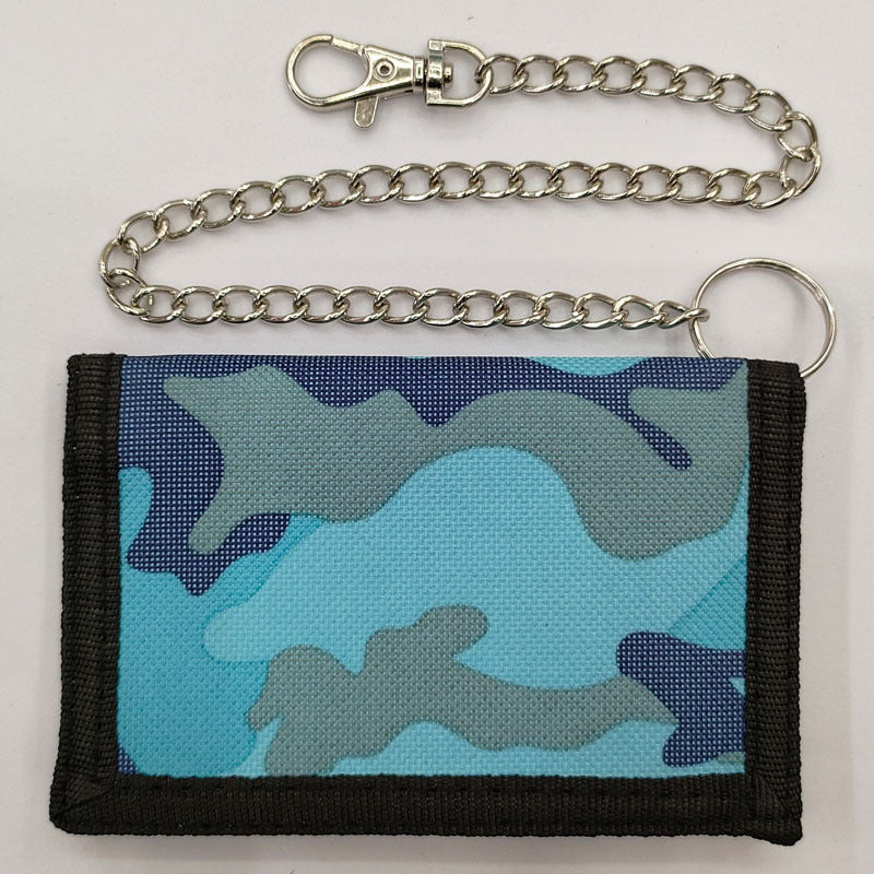 Factory Folding Waterproof Men's Wallet Outdoor Chain Anti-theft Money Bag Tactical Storage Waistband Wallet in stock