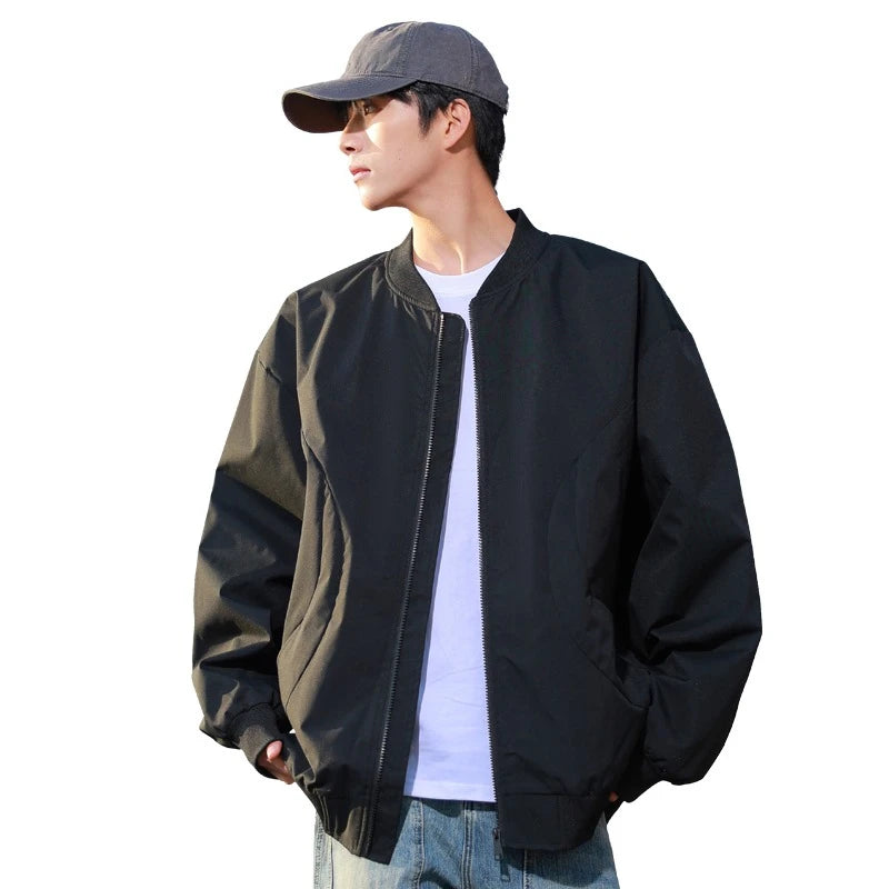 Autumn Workwear Jacket Men Casual Bomber Jacket Korean Windbreaker Men's Jackets Slim Fit Luxury Baseball Coats S-3XL Outerwear