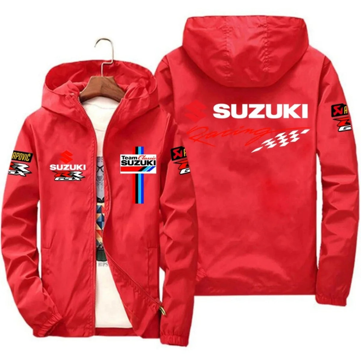 New Suzuki Racing Spring-Autumn Jacket - Men's Windproof Coat - Casual Fashion Sportswear - Outdoor Fashion Couple's Jacket - Mu