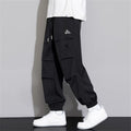 Straight Working Pants Men American Retro Autumn Solid Color New Fashion Large Size Loose Casual Wide-Level Pants Men Y2k