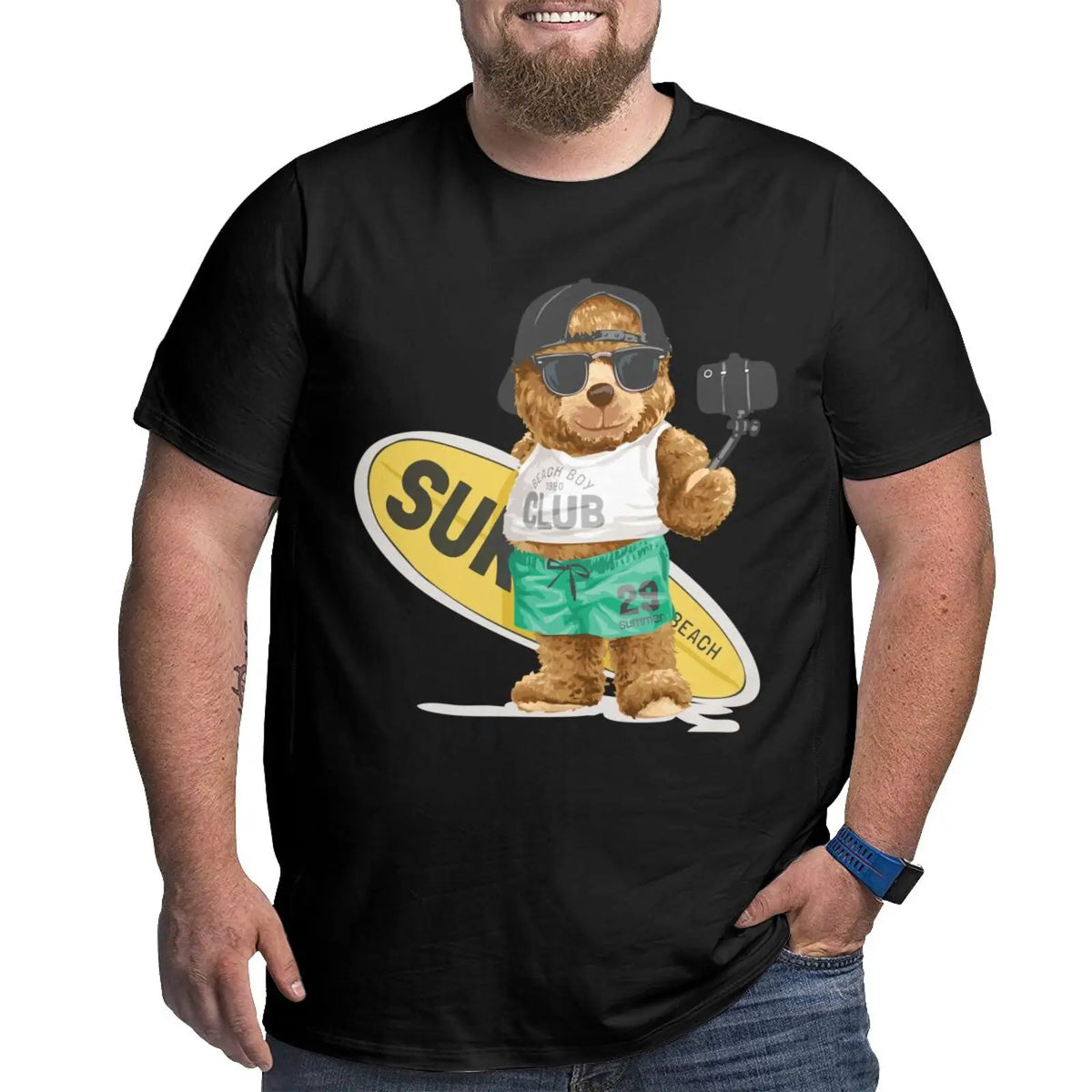 Dinosaur Park Graphic T-shirts for Big and Tall Man Plus Size T Shirts for Big and Tall Man Oversize Top Tees 1X-6X