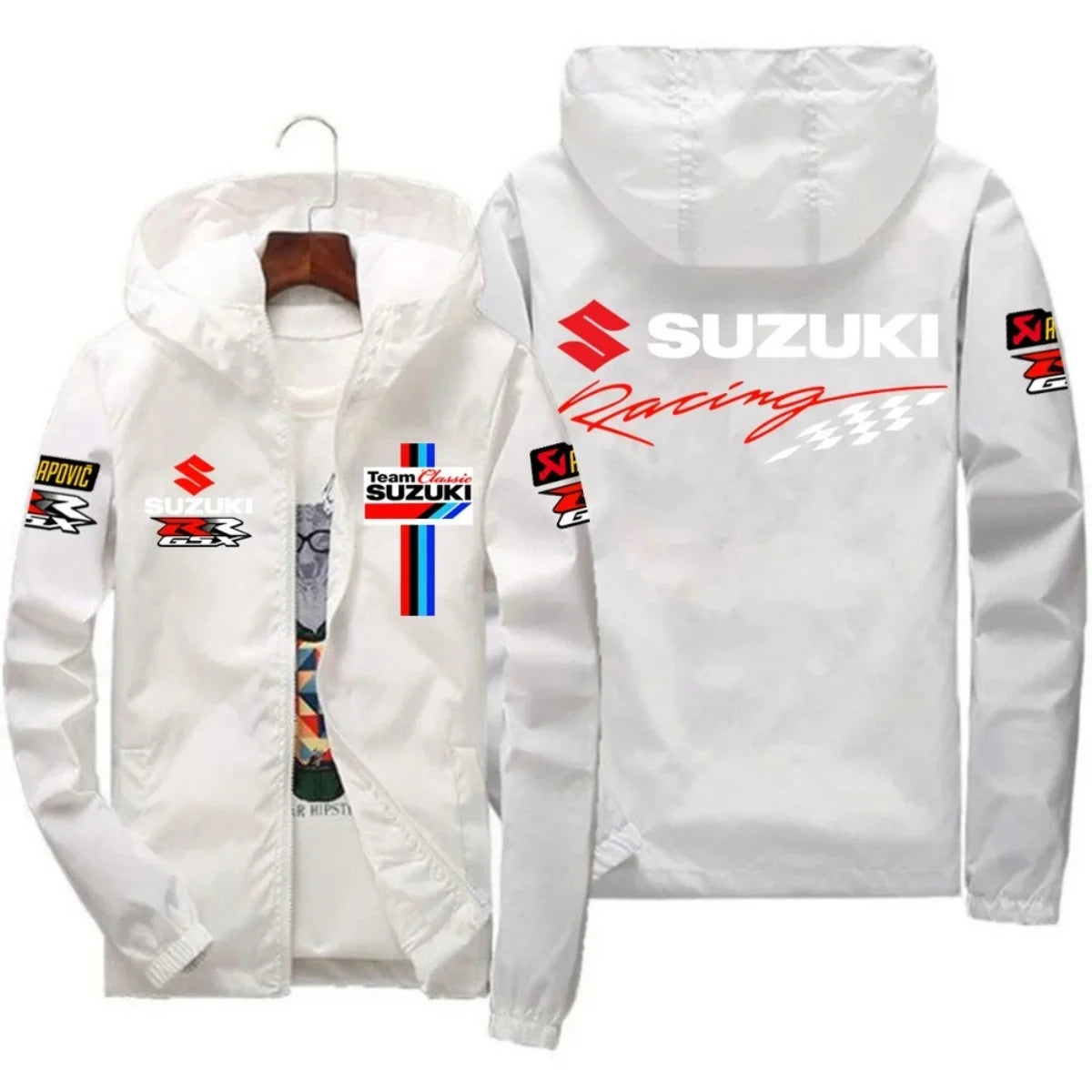 New Suzuki Racing Spring-Autumn Jacket - Men's Windproof Coat - Casual Fashion Sportswear - Outdoor Fashion Couple's Jacket - Mu
