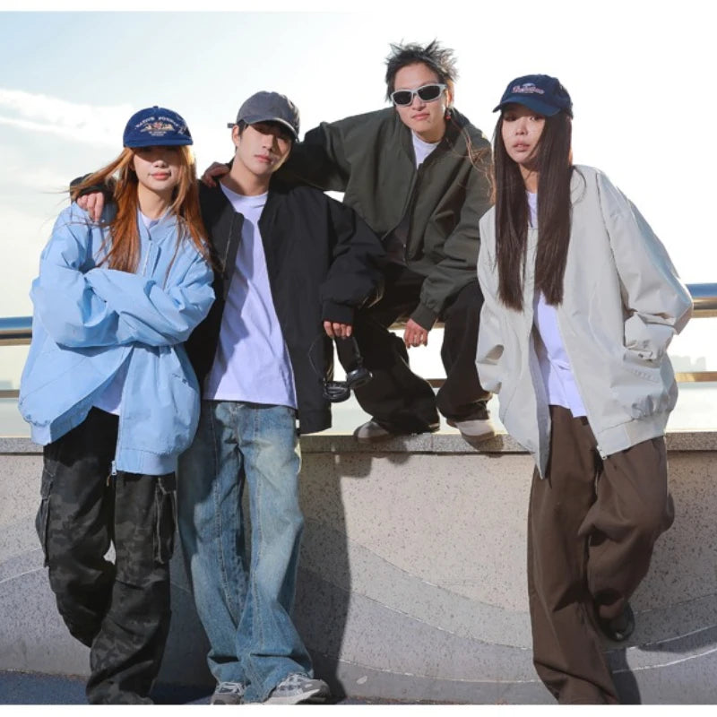 Autumn Workwear Jacket Men Casual Bomber Jacket Korean Windbreaker Men's Jackets Slim Fit Luxury Baseball Coats S-3XL Outerwear
