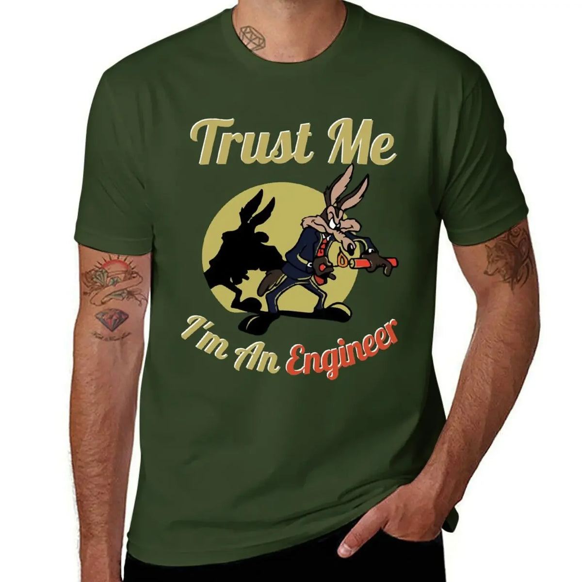 TRUST ME IM AN ENGINEER T-Shirt graphics plus sizes mens graphic t-shirts big and tall