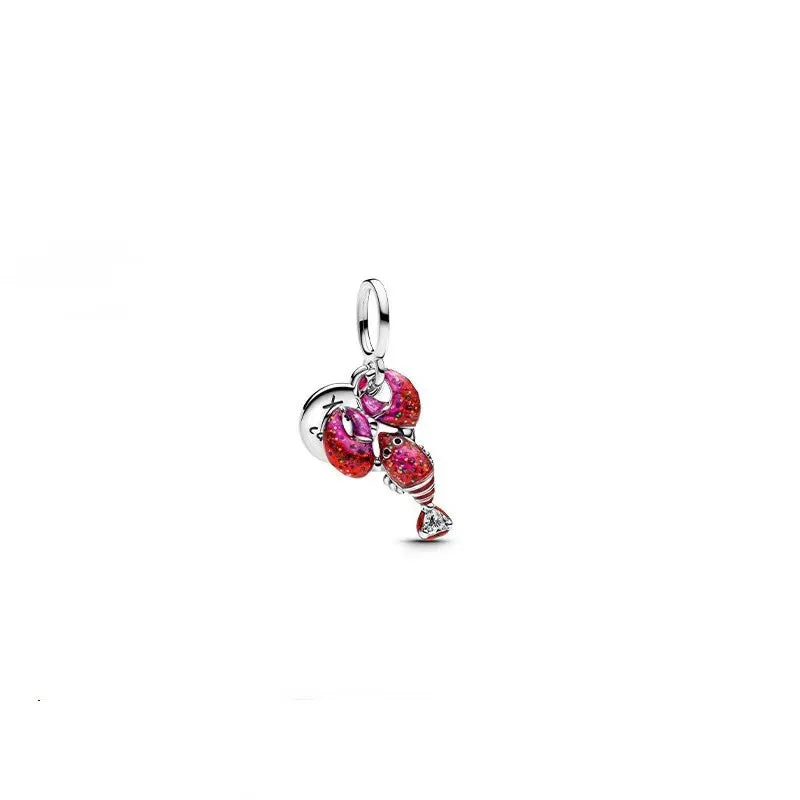 Hot Sale 100% 925 Sterling Silver Fashion Ocean Animal Fish Starfish Seahorse Beads Ladies DIY Elegant Fine Jewelry Gifts