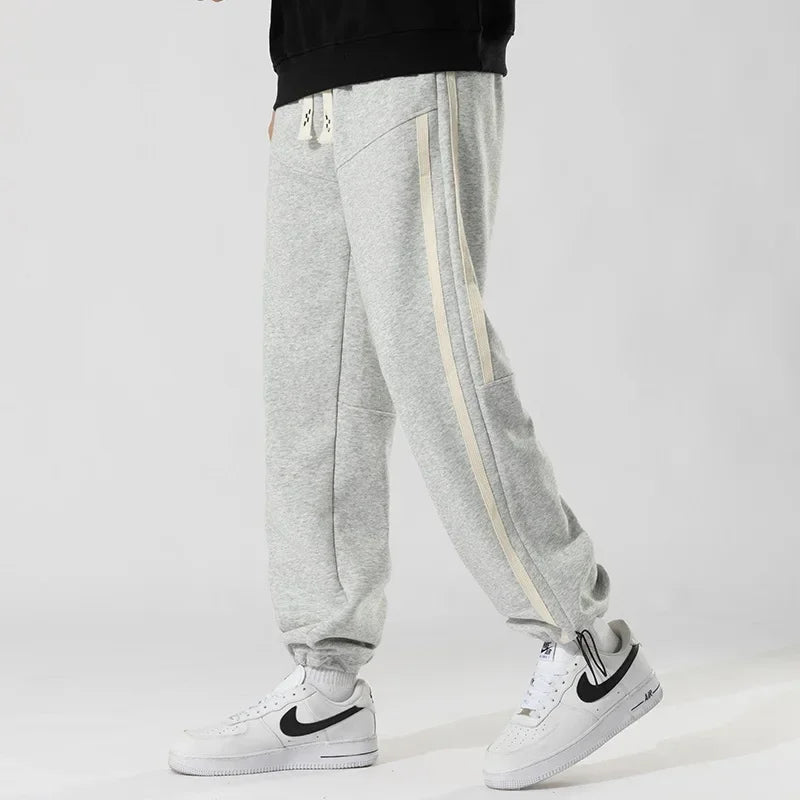 Big Tall Men Pants 200 Cm 190cm Extra Long Length Trousers Male Straight Leg Sweatpants Winter Autumn Fleece Warm Lengthen 120cm