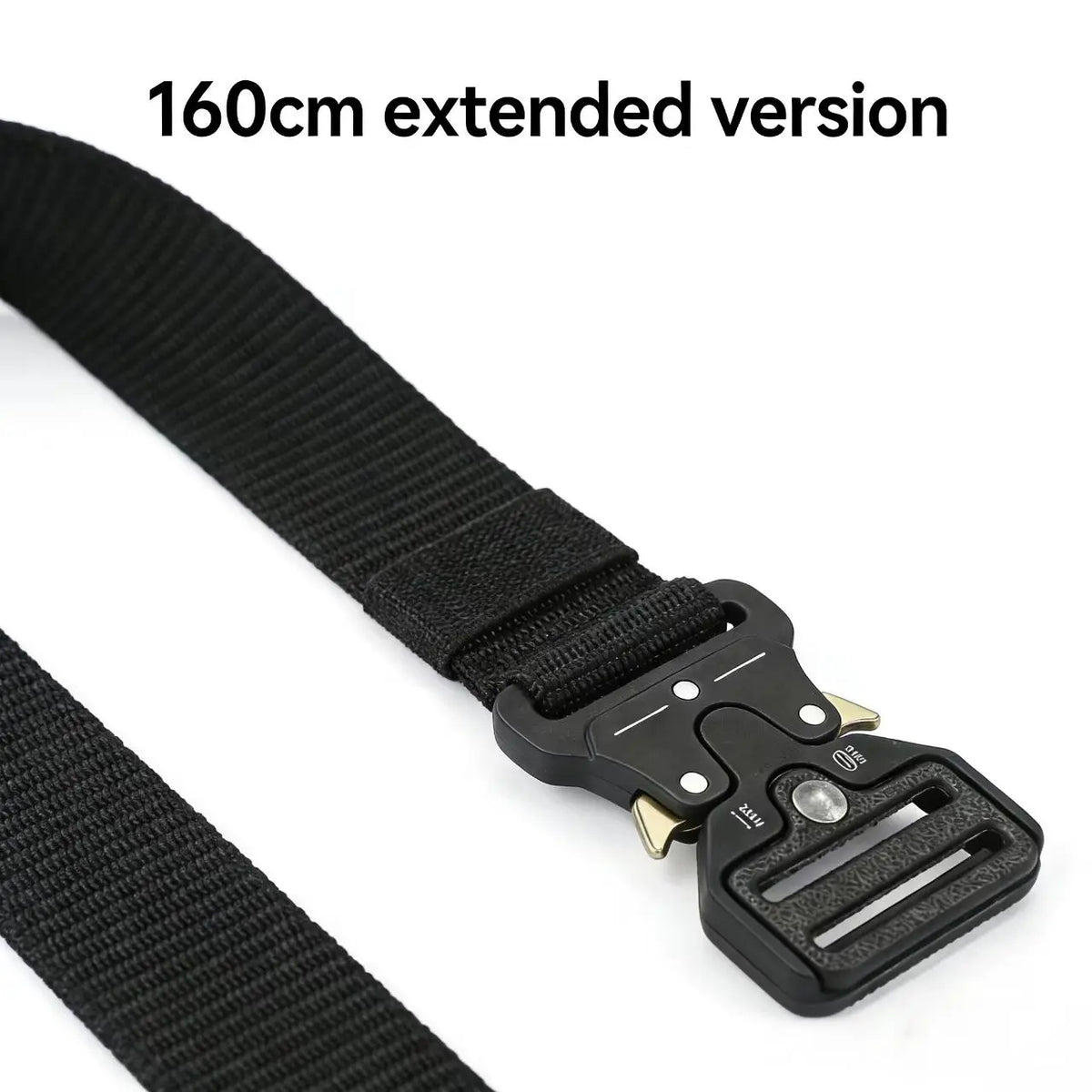 Extra Long Men's Belt 140CM 150CM Big and Tall Heavy Duty Nylon Tactical Belt for Outdoor Work Hiking