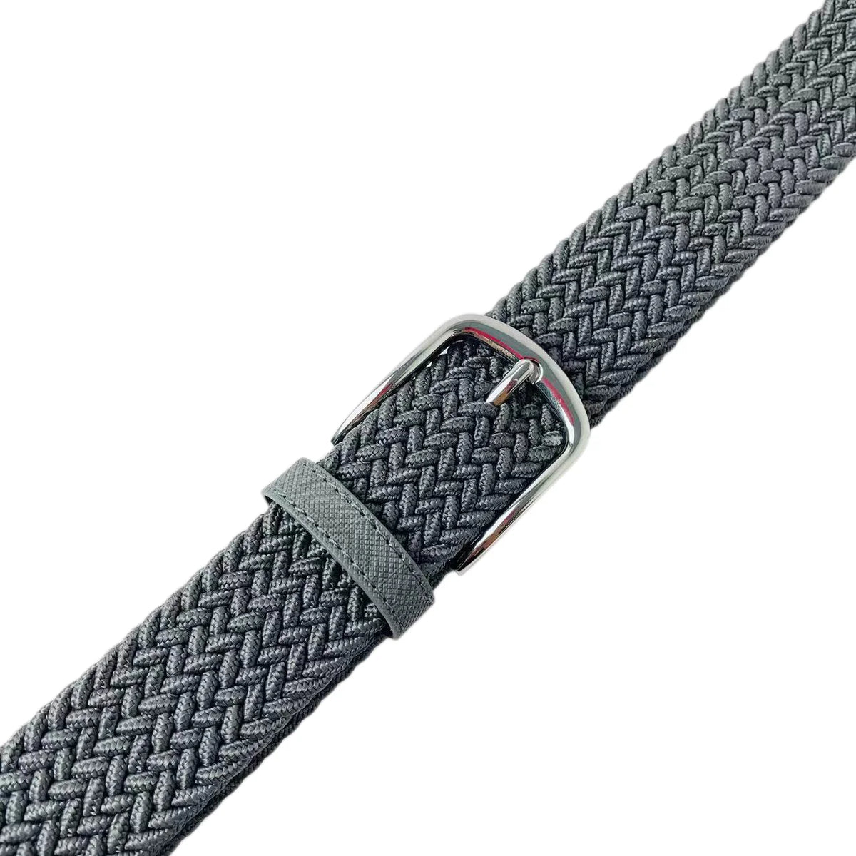 Men Belt Plus Size 140cm 160cm 180cm Braided Elastic Waistband Non Porous Comfortable Belt for Men Big and Tall