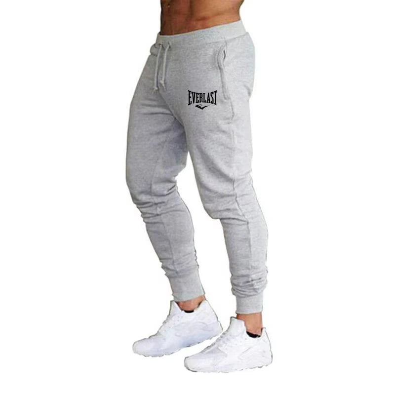 New printed pants, autumn style, EVERLAST men's and women's running pants, jogging pants, sports casual pants, breathable gym pa