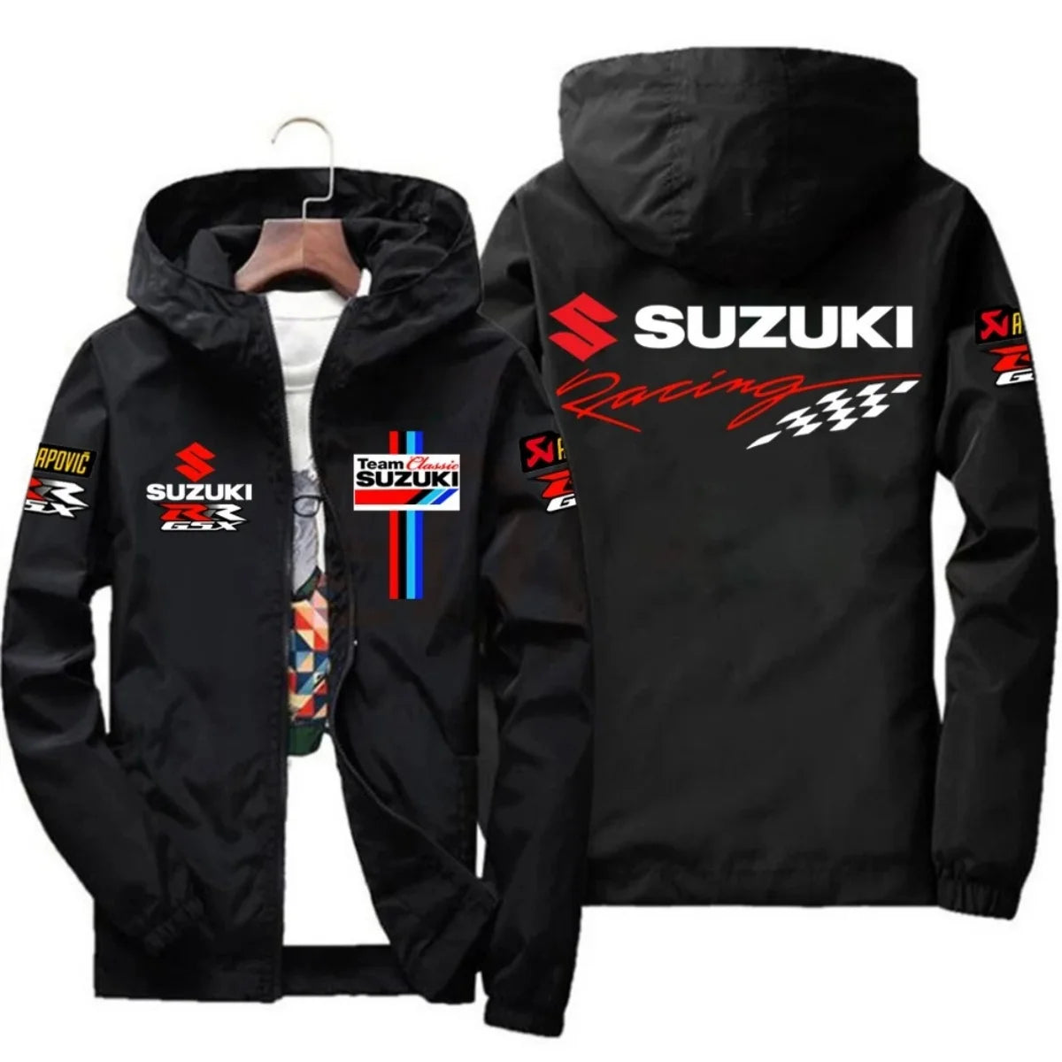 New Suzuki Racing Spring-Autumn Jacket - Men's Windproof Coat - Casual Fashion Sportswear - Outdoor Fashion Couple's Jacket - Mu