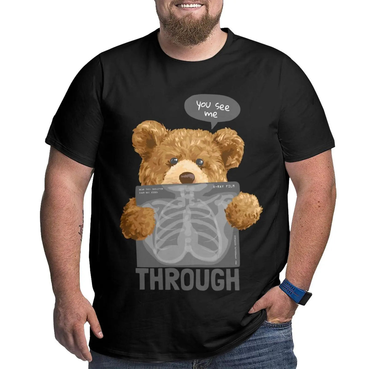 Dinosaur Park Graphic T-shirts for Big and Tall Man Plus Size T Shirts for Big and Tall Man Oversize Top Tees 1X-6X