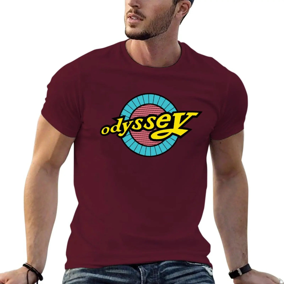 Odyssey BMX Blue Yellow T-Shirt new edition boys animal print big and tall t shirts for men