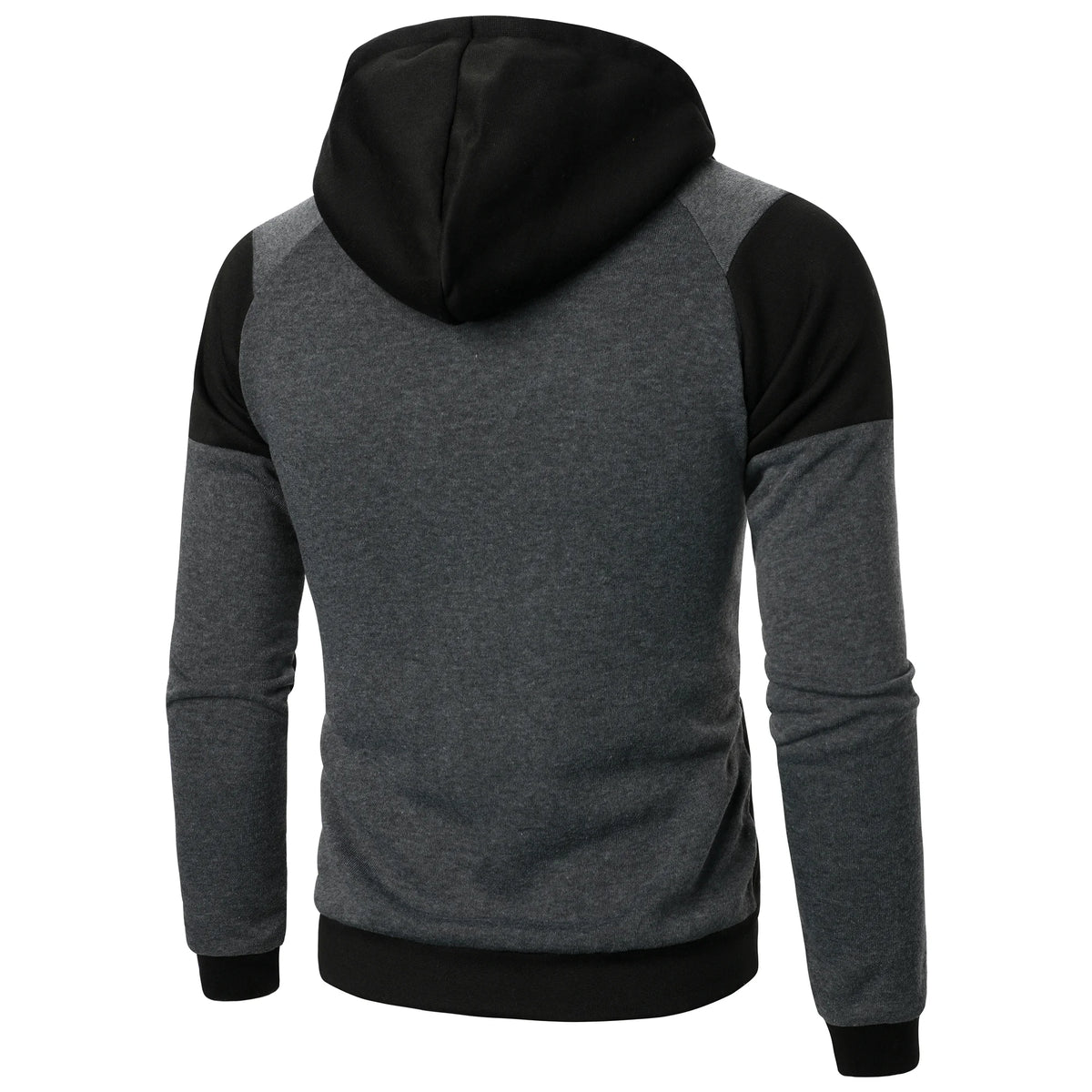 Autumn and winter sports spliced top casual long sleeve hooded sports men's style