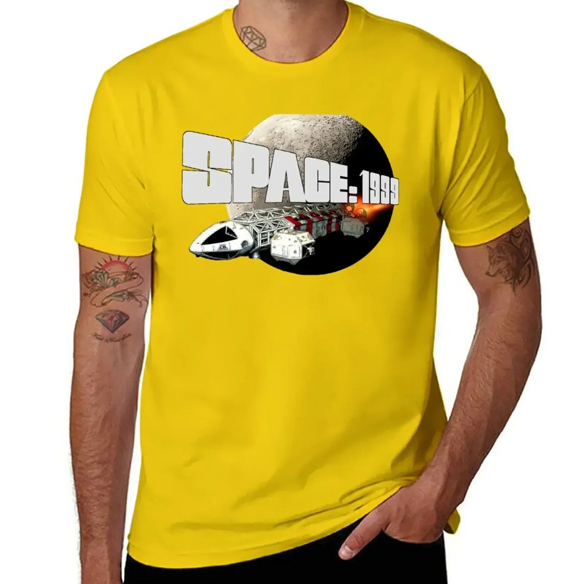 SPACE 1999- Eagle Transporter T-Shirt boys animal print shirt t-shirts man mens big and tall t shirts