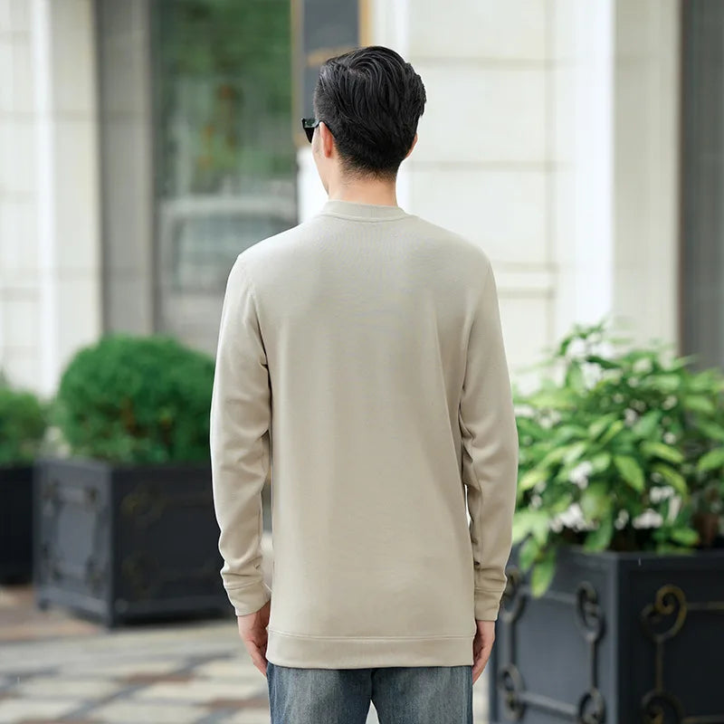 Big Tall Men Clothes Tshirt Extra Long Length Sleeve Tee Bottoming T Shirts Lengthened 200 Cm 190cm 210 Plus Size Winter Autumn