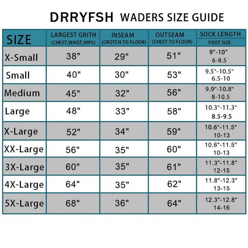 Zip-front Breathable Stout Chest Fishing Waders Waterproof Zippered Big and Tall Stockingfoot Wading Pants for Men,Welding Seam