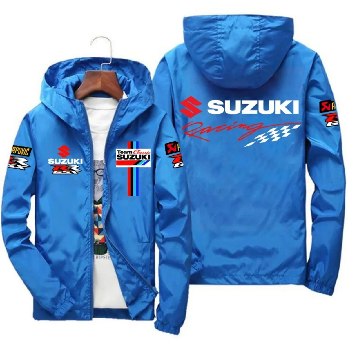 New Suzuki Racing Spring-Autumn Jacket - Men's Windproof Coat - Casual Fashion Sportswear - Outdoor Fashion Couple's Jacket - Mu