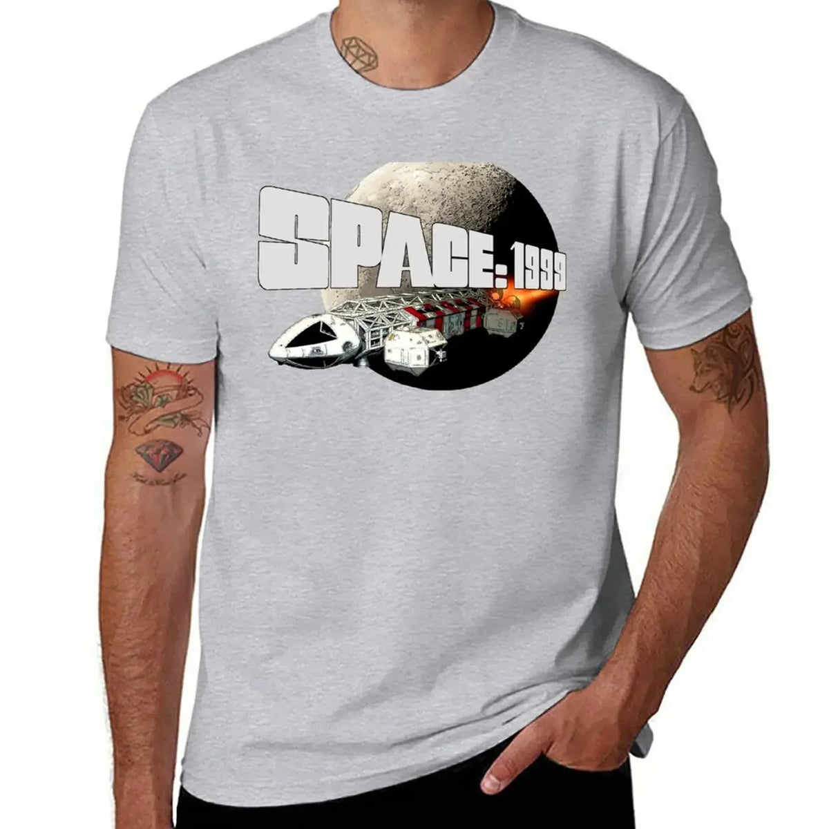 SPACE 1999- Eagle Transporter T-Shirt boys animal print shirt t-shirts man mens big and tall t shirts