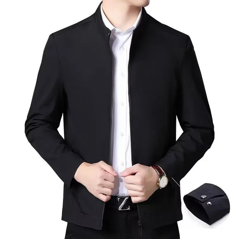 Spring Autumn New Casual Coat Blazers for Men Formal Social Jacket Business Jacket Men's Solid Color Luxury Office Dress Coat