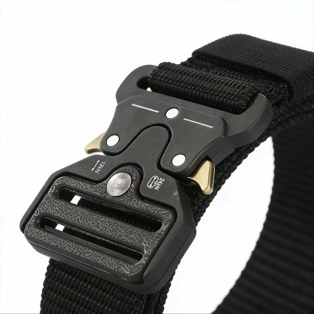 Extra Long Men's Belt 140CM 150CM Big and Tall Heavy Duty Nylon Tactical Belt for Outdoor Work Hiking