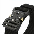 Extra Long Men's Belt 140CM 150CM Big and Tall Heavy Duty Nylon Tactical Belt for Outdoor Work Hiking