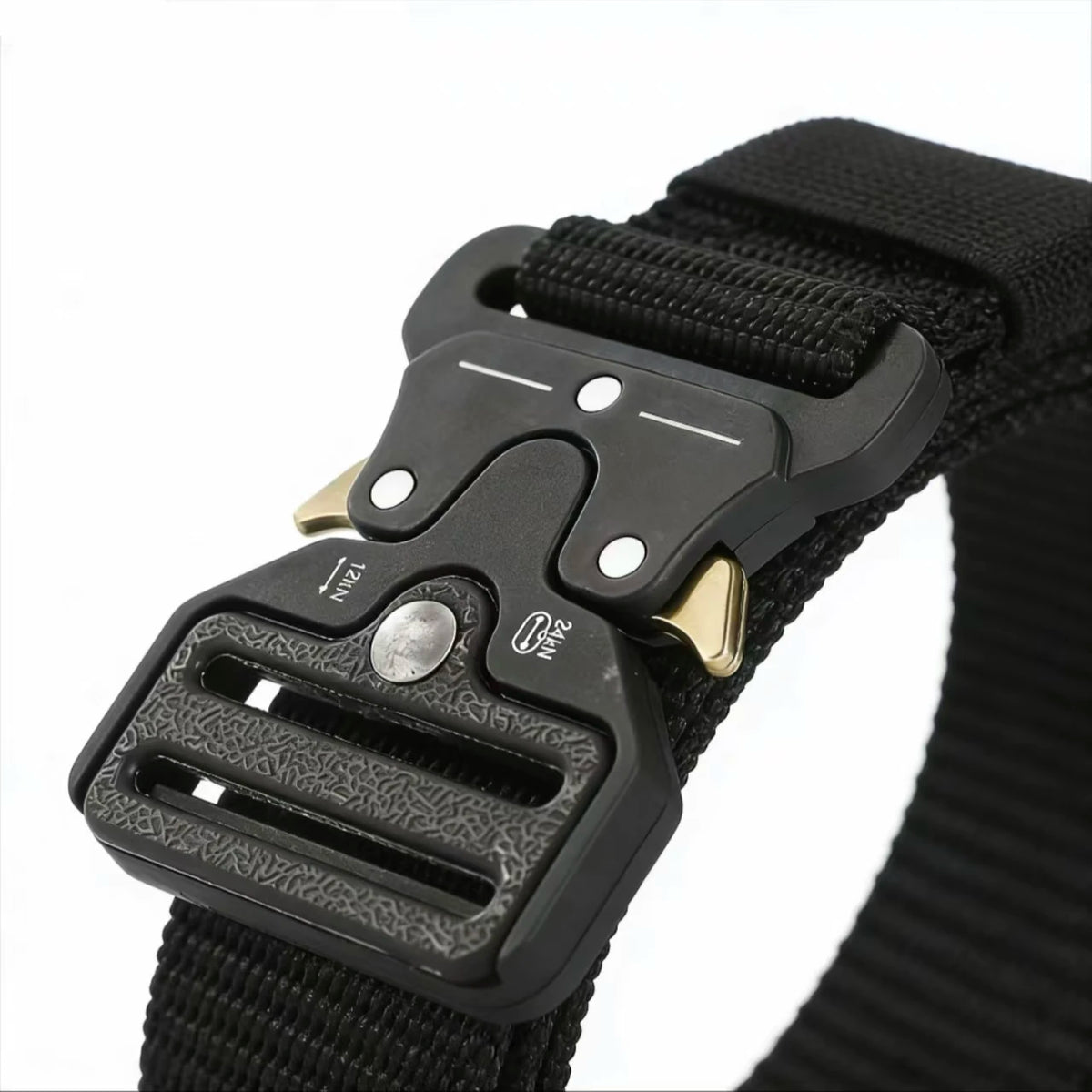 Extra Long Men's Belt 140CM 150CM Big and Tall Heavy Duty Nylon Tactical Belt for Outdoor Work Hiking