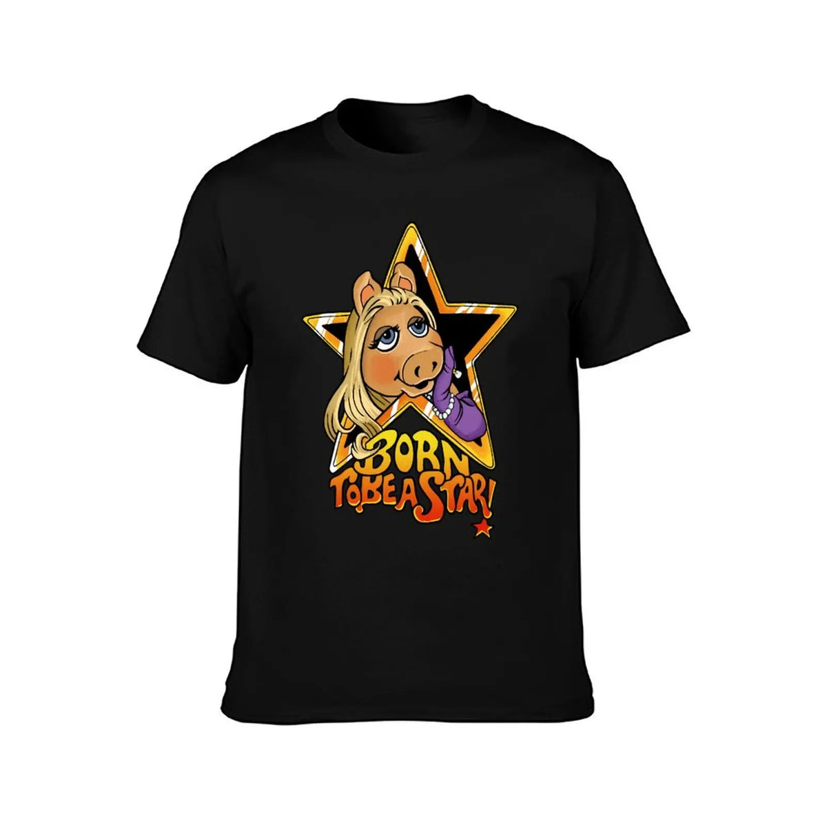 Miss piggy T-Shirt Big and Tall Solid Color T-Shirt