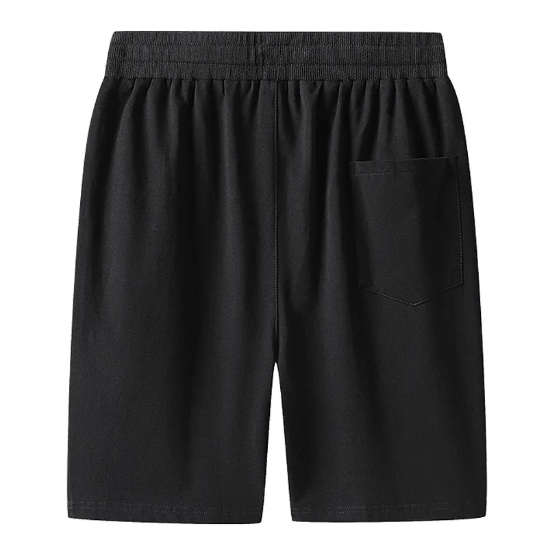 Big&Tall Cotton Shorts Men Plus Size Casual Knit Summer Thin Breathable Sports Shorts Comfortable Running Shorts 6XL 7XL 8XL