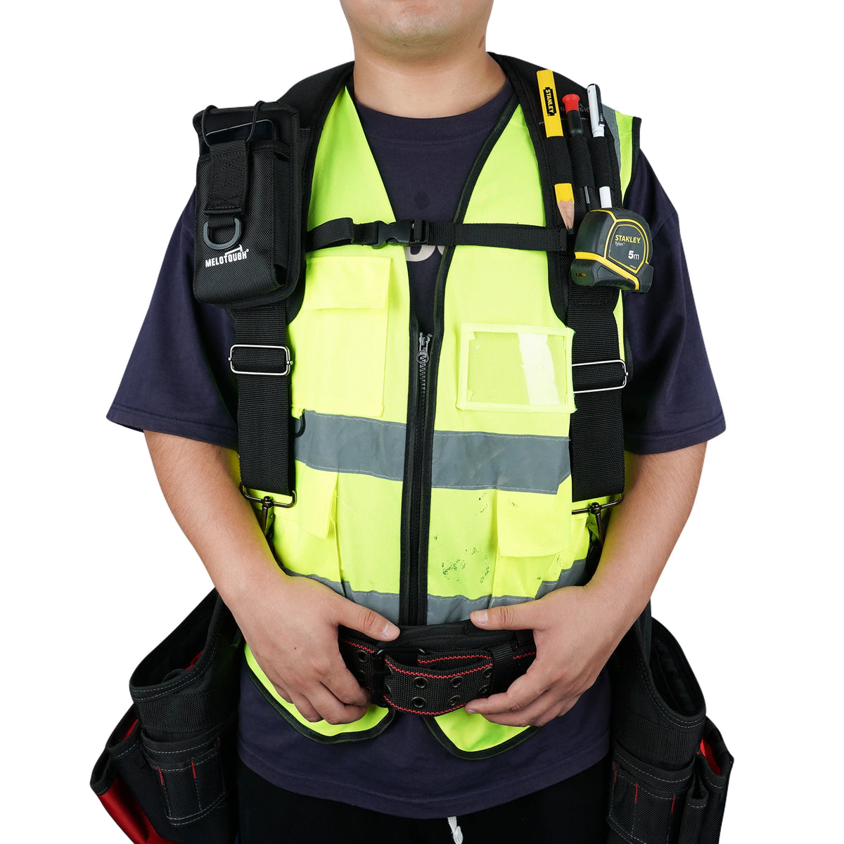 Tool Belt Suspenders Work Belt Suspenders for Men Big and Tall Construction Bag Suspenders Padded Work belt Suspenders