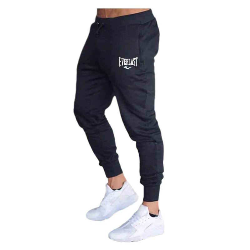 New printed pants, autumn style, EVERLAST men's and women's running pants, jogging pants, sports casual pants, breathable gym pa