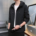 Spring and Autumn New Fashion Solid Color Hooded Large Size Jacket Men's Casual Loose Comfortable High Quality Coat M-5XL 2024