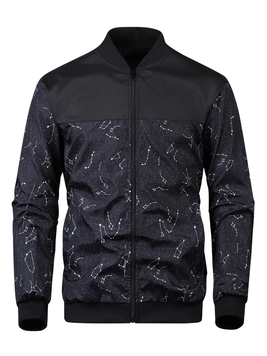 2025 Spring and Autumn New Baseball Collar Short Loose Solid Color Jacket Men's Business Casual Thin Coat Trend
