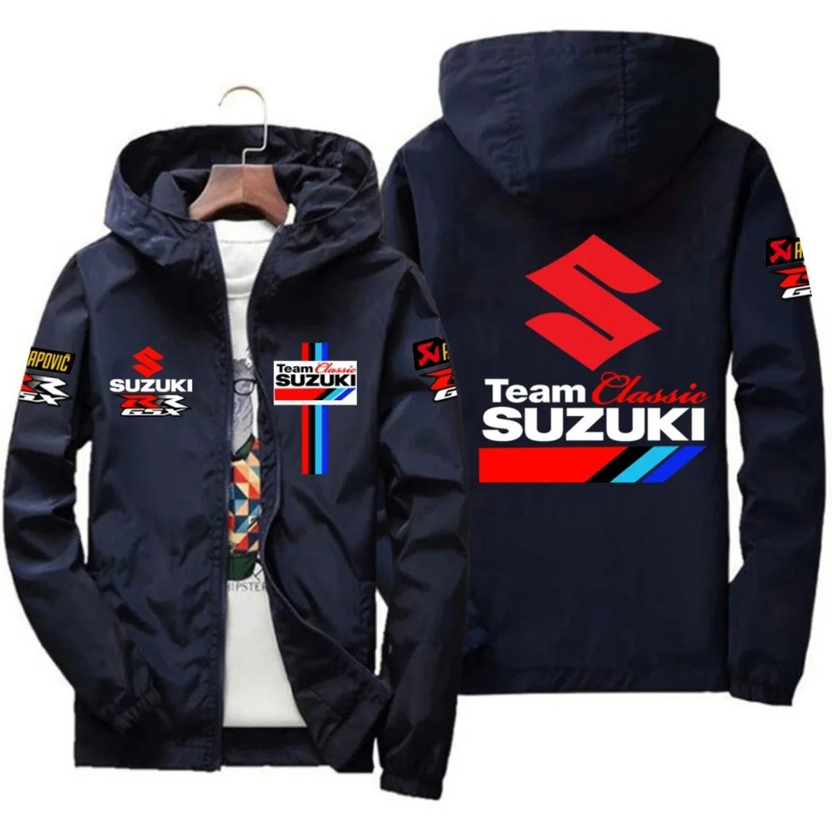 New Suzuki Racing Spring-Autumn Jacket - Men's Windproof Coat - Casual Fashion Sportswear - Outdoor Fashion Couple's Jacket - Mu