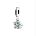 Hot Sale 100% 925 Sterling Silver Fashion Ocean Animal Fish Starfish Seahorse Beads Ladies DIY Elegant Fine Jewelry Gifts