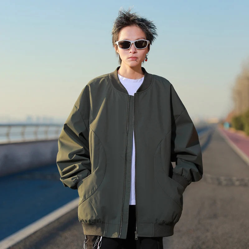 Autumn Workwear Jacket Men Casual Bomber Jacket Korean Windbreaker Men's Jackets Slim Fit Luxury Baseball Coats S-3XL Outerwear