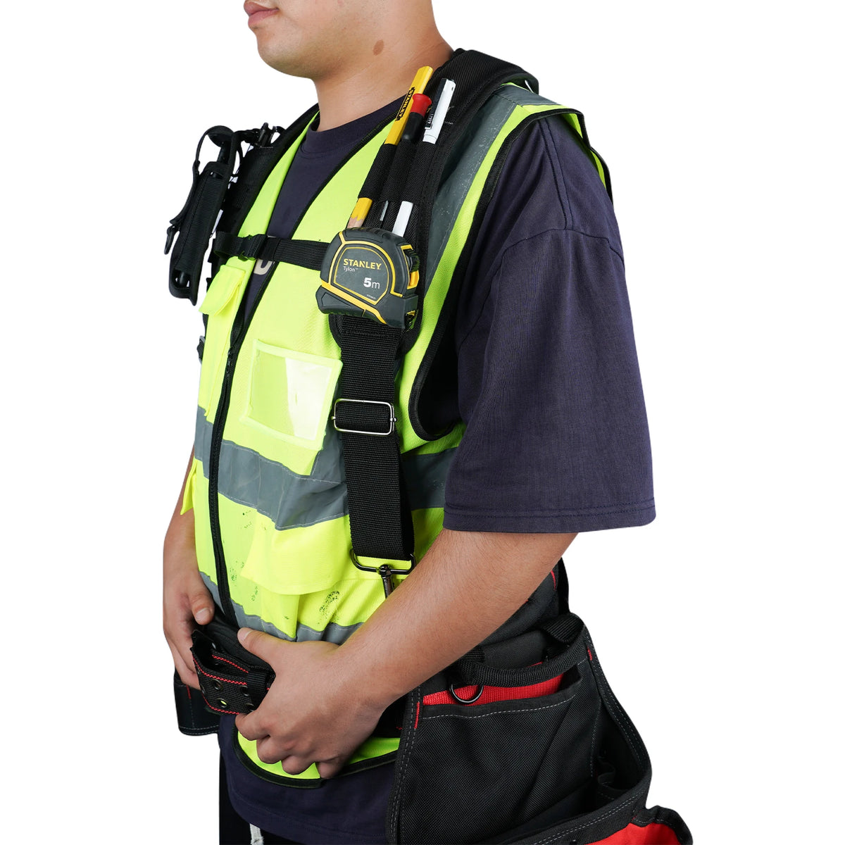 Tool Belt Suspenders Work Belt Suspenders for Men Big and Tall Construction Bag Suspenders Padded Work belt Suspenders