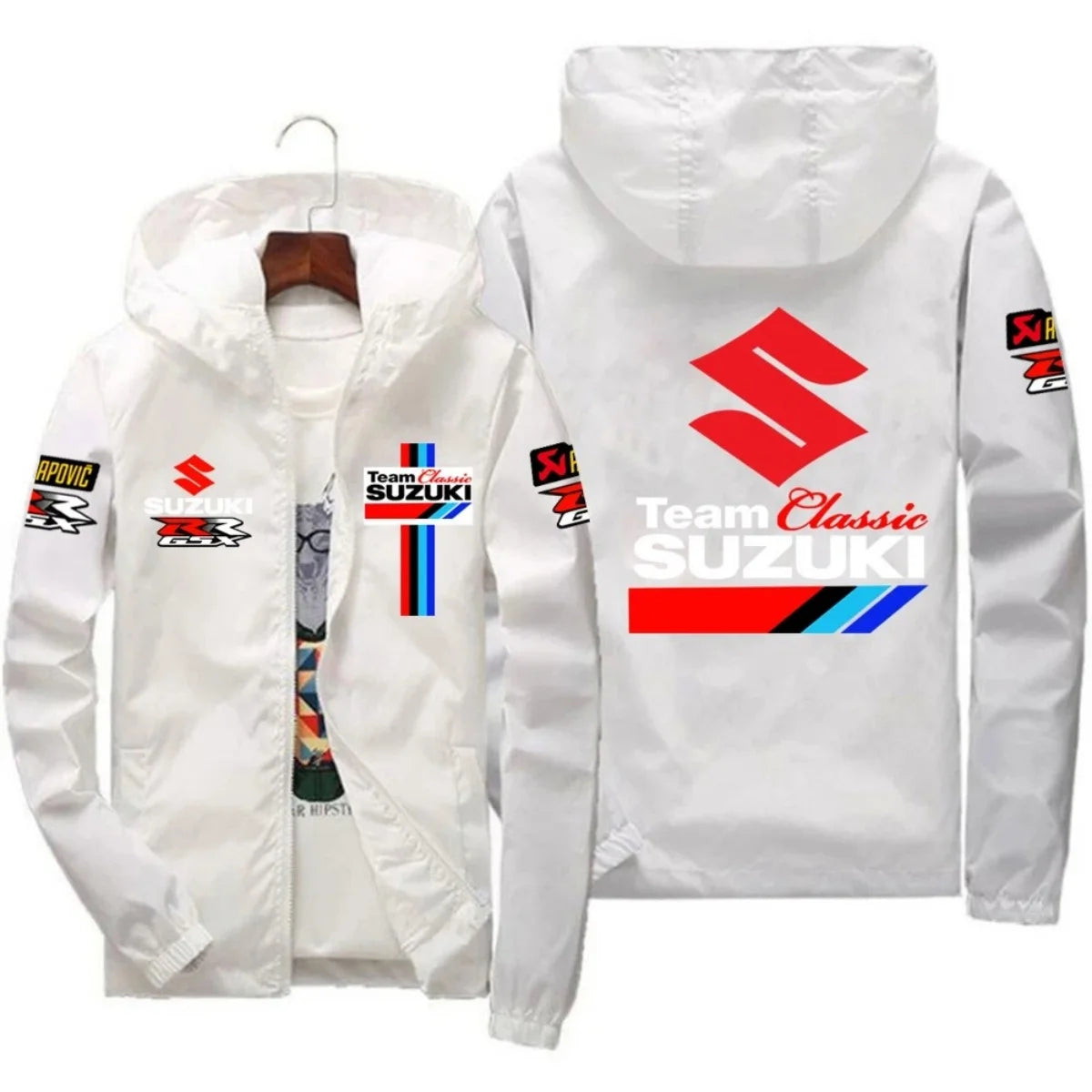 New Suzuki Racing Spring-Autumn Jacket - Men's Windproof Coat - Casual Fashion Sportswear - Outdoor Fashion Couple's Jacket - Mu