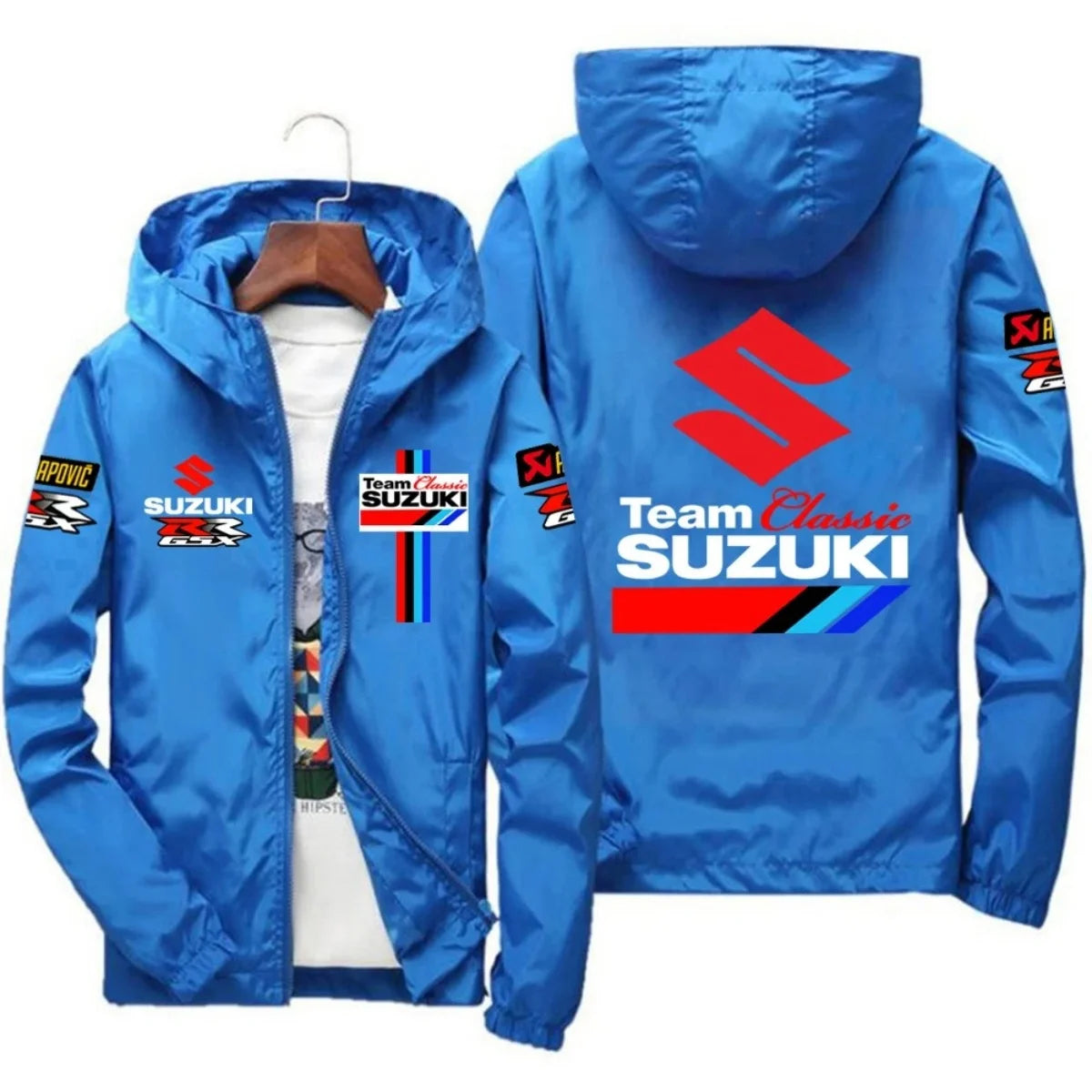 New Suzuki Racing Spring-Autumn Jacket - Men's Windproof Coat - Casual Fashion Sportswear - Outdoor Fashion Couple's Jacket - Mu