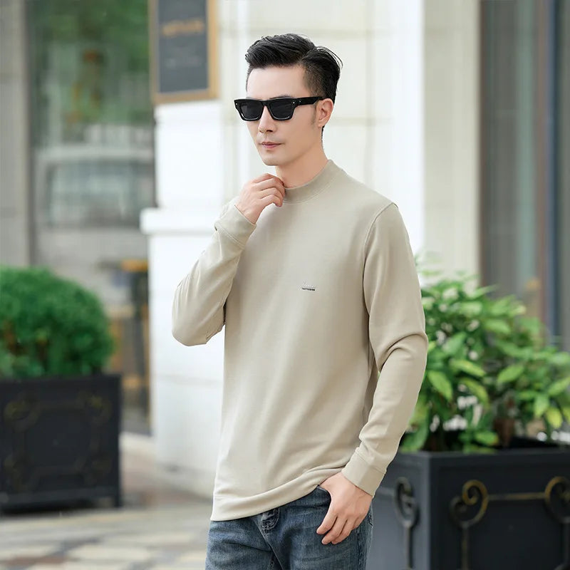 Big Tall Men Clothes Tshirt Extra Long Length Sleeve Tee Bottoming T Shirts Lengthened 200 Cm 190cm 210 Plus Size Winter Autumn