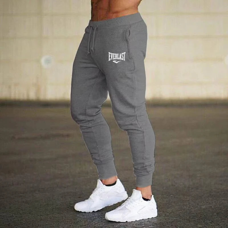 New printed pants, autumn style, EVERLAST men's and women's running pants, jogging pants, sports casual pants, breathable gym pa
