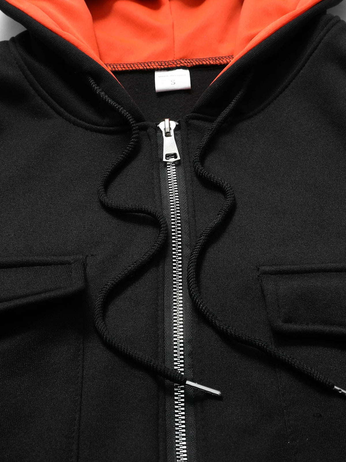 Customizable Men's Zipper Hoodie Multiple Pockets Personalized Logo Design Fashionable Streetwear Spring Autumn Sportswear
