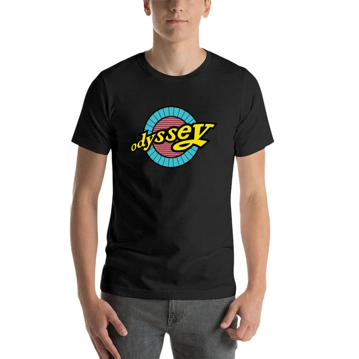 Odyssey BMX Blue Yellow T-Shirt new edition boys animal print big and tall t shirts for men