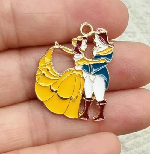 10pcs Mickey toy Necklace Charms for Handbags Key Chain Accessories DIY Jewelry Making Gifts