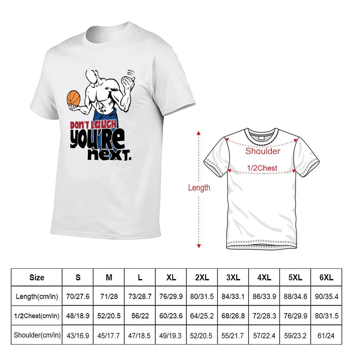 And1 punchline T-Shirt Big and Tall Solid Color T-Shirt