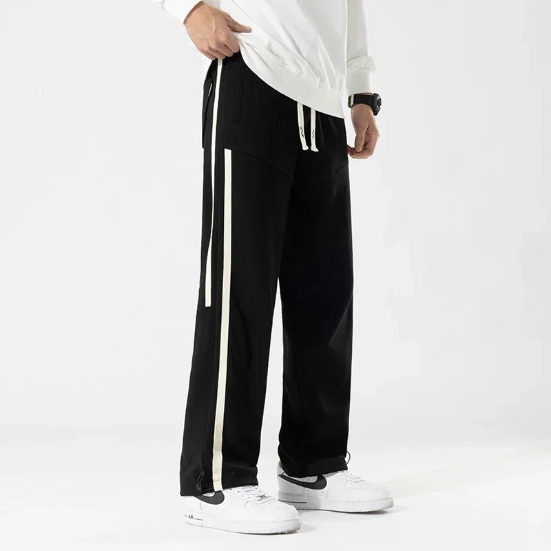 Big Tall Men Pants 200 Cm 190cm Extra Long Length Trousers Male Straight Leg Sweatpants Winter Autumn Fleece Warm Lengthen 120cm