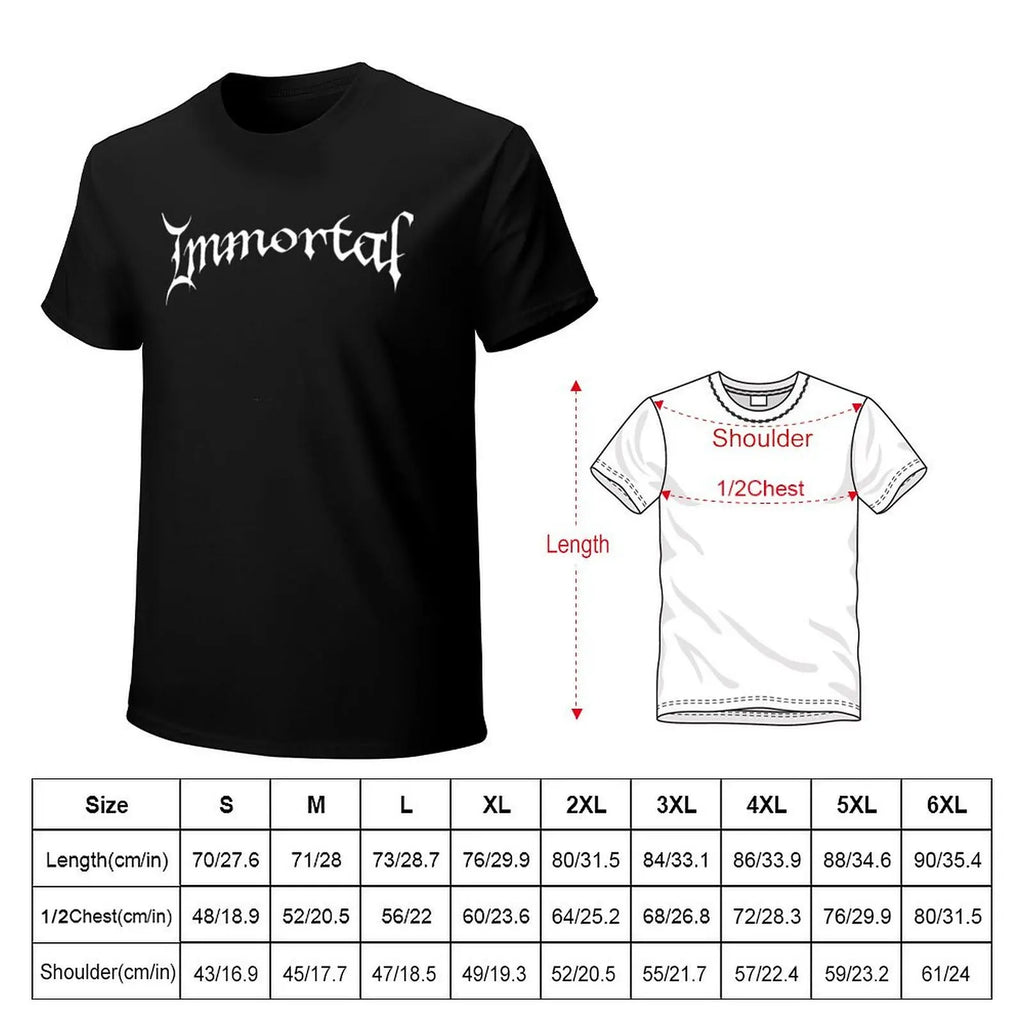 immortal T-Shirt Big and Tall Casual T-Shirt