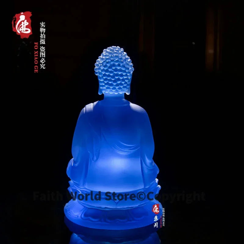 21CM tall # Greco-Buddhist HOME Temple Talisman efficacious family Protection # Nepal, Tibet, the Medicine Buddha statue