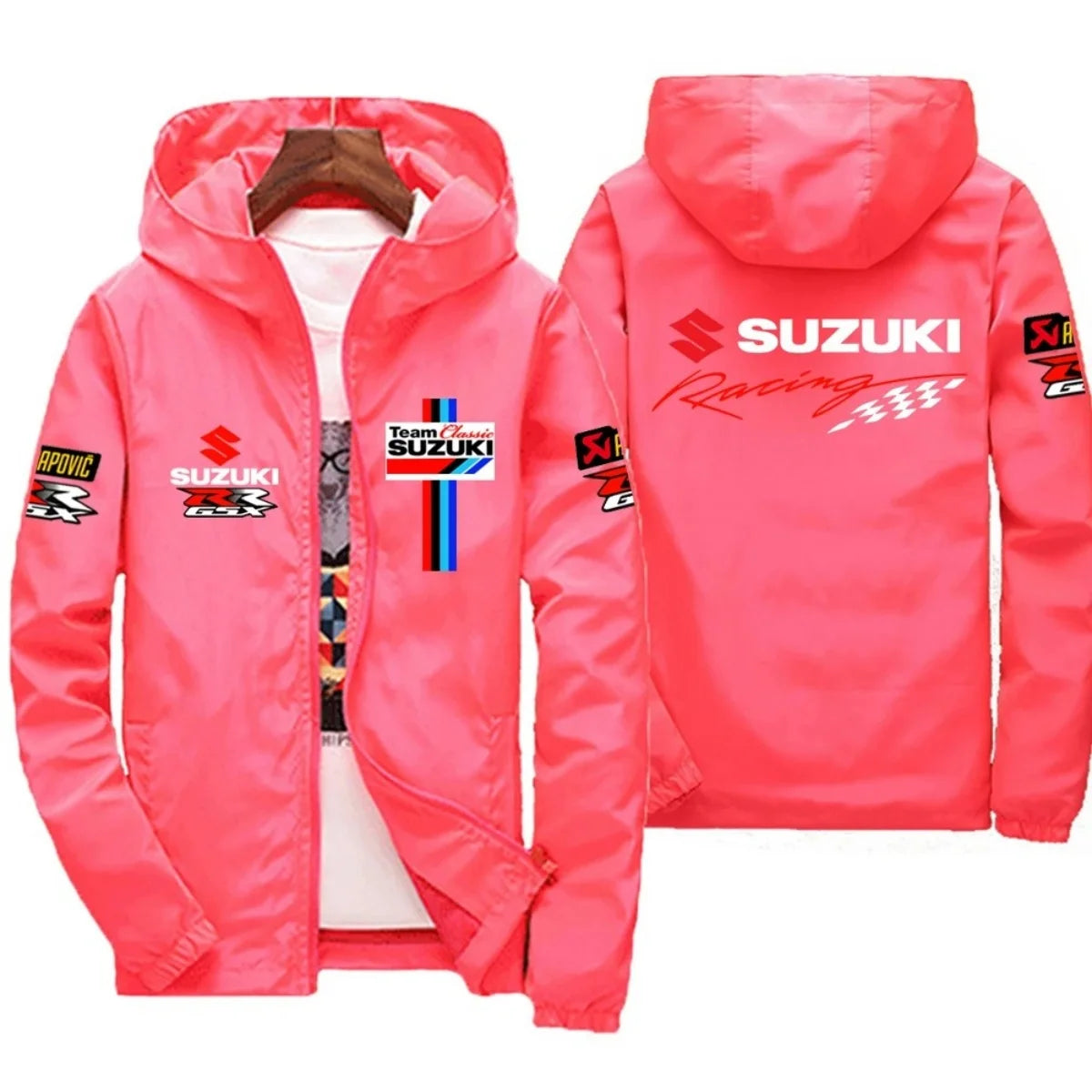 New Suzuki Racing Spring-Autumn Jacket - Men's Windproof Coat - Casual Fashion Sportswear - Outdoor Fashion Couple's Jacket - Mu