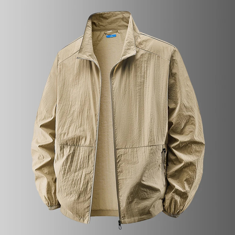 UPF50+ UV Protection Skin Coats Men Big Size 8XL 7XL 6XL Summer Windbreaker Lightweight Windshield Reflective UV Blocking Jacket